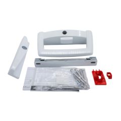 ONYX D HANDLE/SLIM PULL UNI STRIKE NC CYLINDER White