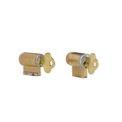 ONYX 5 PIN DOUBLE CYLINDER ASSEMBLY KEY#01 Satin Chrome Pearl