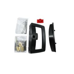 ONYX D HANDLE/SLIM PULL NO STRIKE CA (CODED ALIKE) CYL Black