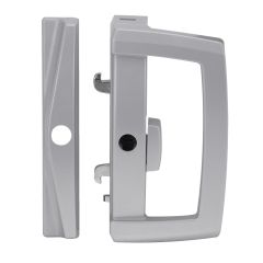 ONYX D HANDLE/SLIM PULL NO STRIKE NO CYLINDER Silver