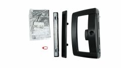 ONYX D HANDLE/EXT CVR PL UNI ST NO CYL Black