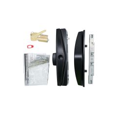 ONYX SLIM PULL/SLIM PULL NON LOCKING UNI STRIKE CA (CODED ALIKE) CYL Black