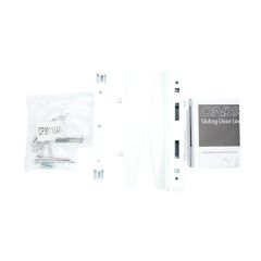 ONYX SLIM PULL DUMMY/SLIM PULL NON LOCKING SIDE FIX STRIKE White
