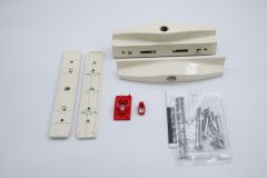 ONYX SLIM PULL/SLIM PULL NO STRIKE NO CYL HANDLE PACKER TP Polyester Powdercoat