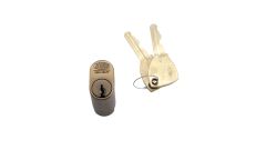 LOCKWOOD C4 570 AUSTRALIAN OVAL CYLINDER WITH V CAM 5KA Aged Brass