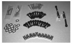 5831 MOUNTING HARDWARE ACC PACK Black
