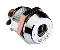 ABLOY PROTEC 33MM CAM LOCK 9 DISC BRASS RIGHT HAND UNIVERSAL TYPE 1 POSITION KEY REMOVAL MK Chrome Plate