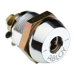 ABLOY CLASSIC 34.5MM CAM LOCK 9 DISC STEEL RIGHT HAND US TYPE 1 POSITION KEY REMOVAL KD Chrome Plate