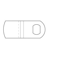 LOCKWOOD CAM LOCK CAM 38X3 STEPPED HORIZONTAL LOCK Zinc Clear Cr3+ Chromate