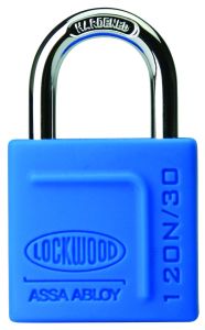 120N SERIES PADLOCK 30MM WITH 18MM SHACKLE WITH SILICON JACKET DP No Finish