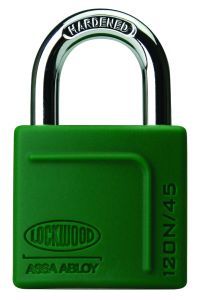120N SERIES PADLOCK 45MM WITH 27MM SHACKLE WITH SILICON JACKET DP No Finish