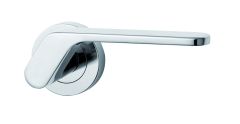 SYMPHONY 41 LEVER ON ROUND ROSE FULL SET LH Satin Brass