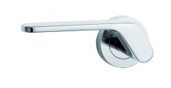 SYMPHONY 41 LEVER ON ROUND ROSE FULL SET RH Satin Brass