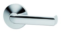 1360 SERIES 77 LEVER ON ROUND ROSE INT HALF SET Satin Chrome