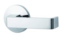 1360 SERIES 90 LEVER ON ROUND ROSE INT HALF SET Satin Chrome