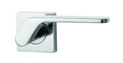SYMPHONY 41 LEVER ON SQUARE ROSE EXT HALF SET LH Satin Chrome
