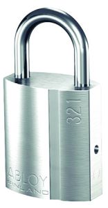 ABLOY PROTEC 33MM BRASS BODY PADLOCK 20MM STAINLESS STEEL 5MM DIAMETER SHACKLE MK No Finish