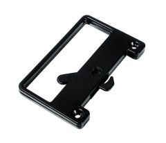 BASS SLIDING SCREEN DOOR HANDLE NO STRIKE Black