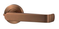 LEVER V1 PRIVACY SET WITH LATCH Satin Bronze PVD