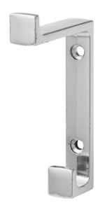 L1320 HAT AND COAT HOOK DP Satin Chrome Pearl