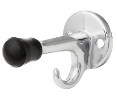 L432 DOOR BUMPER AND HOOK DP Chrome Plate