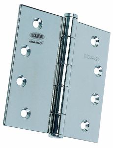 HINGES 100X100X2.5 FIXED PIN SSS PK=30 Satin Stainless Steel