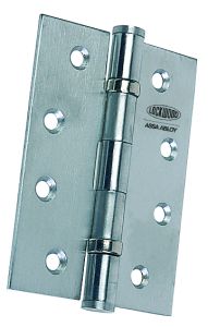 HINGES 100X75X2.5 BALL BEARING SSS PK=30 Satin Stainless Steel