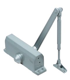 SIZE 5 STANDARD DC WITH ADJUSTABLE CLOSING & LATHING VALVES PULL SIDE Silver