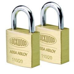 110 SERIES PADLOCK 20MM WITH 11MM SHACKLE NDP No Finish