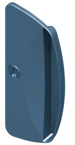 ONYX FLAT OUTER PULL NO CYLINDER HOLE Black