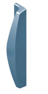 ONYX SLIM OUTER PULL NON LOCKING NOCYLINDER HOLE Polyester Powdercoat