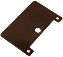 BASS SLIDING SCREEN DOOR FINGERPLATES NO LUG Black