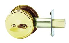 SYMMETRY DEADBOLT SINGLE CYLINDER TP Polished Brass