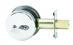 SYMMETRY DEADBOLT SINGLE CYLINDER TP Polished Stainless Steel