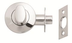 811 MORTICE TOILET INDICATOR BOLT WITH EMERGENCY RELEASE TP Satin Chrome Pearl