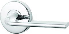 VELOCITY PASSAGE SET & L4 LEVER NO LATCH TP Satin Chrome Pearl