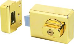 W75 DEADLATCH TIMBER FRAME STRIKE DP Gold