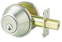 DOUBLE CYLINDER DEADBOLT TP 5PIN PROJECT KEYED Satin Chrome