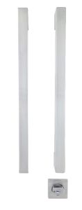 PARADIGM PULL HANDLE DCYL D/B SQUARE ROSE SSS MAGNET G6M Satin Stainless Steel