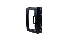 LW9 SD INTERNAL NON LOCKING D HANDLE/EXTERNAL NON LOCKING PULL EXTRA WIDTH STRIKE NO CYL BLK TP Black
