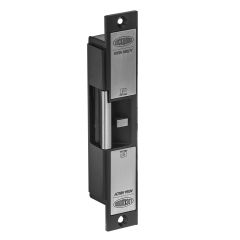 ES9000 E/STRIKE 12-30VDC M/FUNCTION PRELOAD MONITORED 8MM LIP Black