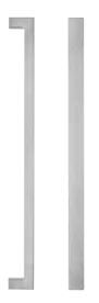 143 ENTRANCE HANDLES WITH 450MM CENTRES Satin Stainless Steel