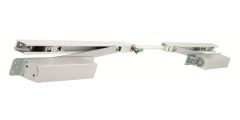 CONCEALED MECHANICAL DOOR COORDINATOR FOR DOUBLE DOORS Silver