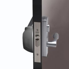 1 POINT EXIT DEVICE 89MM BS MORTICE LOCK 900MM SIL Silver