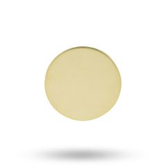 FINISH SAMPLE PLATE Polished Brass Unlacquered