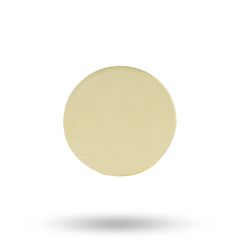 FINISH SAMPLE PLATE Satin Brass Unlacquered