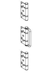 SECUREFOLD HINGE HANDLE SET OFFSET OUTWARD OPENING SA No Finish