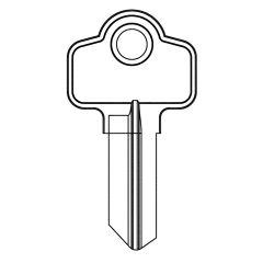 KEYBLANK CYL4-3PIN WHITCO PK=10 TP