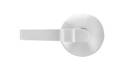 LOCKWOOD ENABLE CYLINDRICAL AS1428.1 KEY IN LEVER LATCHING HALFSET 70MM TP Satin Chrome