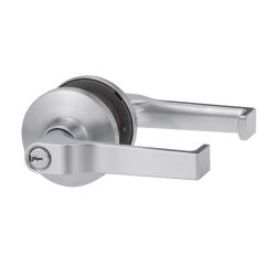 KEY IN LEVER AS1428.1 DOUBLE CYL GLASSDOOR SET ADJUSTABLE 60/70MM TP 5KA Satin Chrome